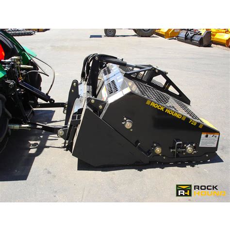 rockhound skid steer attachment rental|bobcat rock rake attachment.